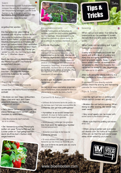 Flyer Tips en Trucs - Kweek je eigen groenten